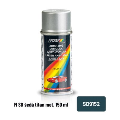 Motip sprej Škoda akrylový autolak 150 ml SD9152 šedá titan metalíza – Zbozi.Blesk.cz