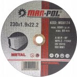 Mar-Pol Kotouč řezný 230 x 1,9 x 22,2 mm M08124 – Zboží Dáma