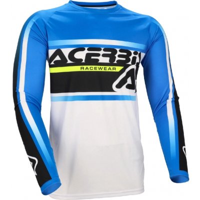 Acerbis dres junior MX LINEAR bílá/modrá XL – Sleviste.cz