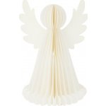 Home Styling Collection Svítící vánoční dekorace papírový anděl se 6 LED diodami bílý – Hledejceny.cz