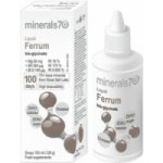 Minerals70 Liquid Ferrum koncentrát s vysokým obsahem železa 100 ml – Hledejceny.cz