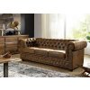 Pohovka Askont R 3M brown Chesterfield Oxford
