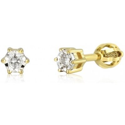 Gems Diamantové peckové náušnice Aviva II kombinované zlato s brilianty 3832516-5-0-99
