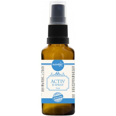 Activstar B spray vitamín B6, B9, B12 trávení, správná nervová činnost 50 ml – Hledejceny.cz
