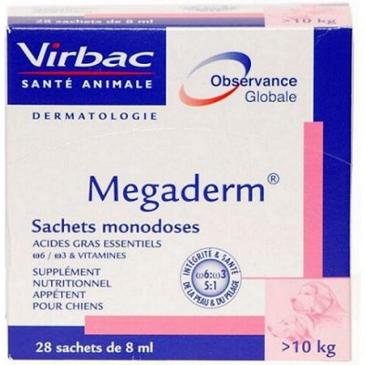 VIRBAC Megaderm při kožních problémech pro psy a kočky 28×8 ml – Hledejceny.cz