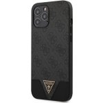 Pouzdro Guess 4G Triangle iPhone 12 Pro Max 6.7 šedé – Hledejceny.cz