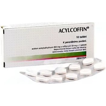 ACYLCOFFIN POR 450MG/50MG TBL NOB 10