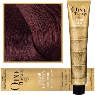 Fanola Oro Puro barva na vlasy 5.5 100 ml – Zboží Mobilmania