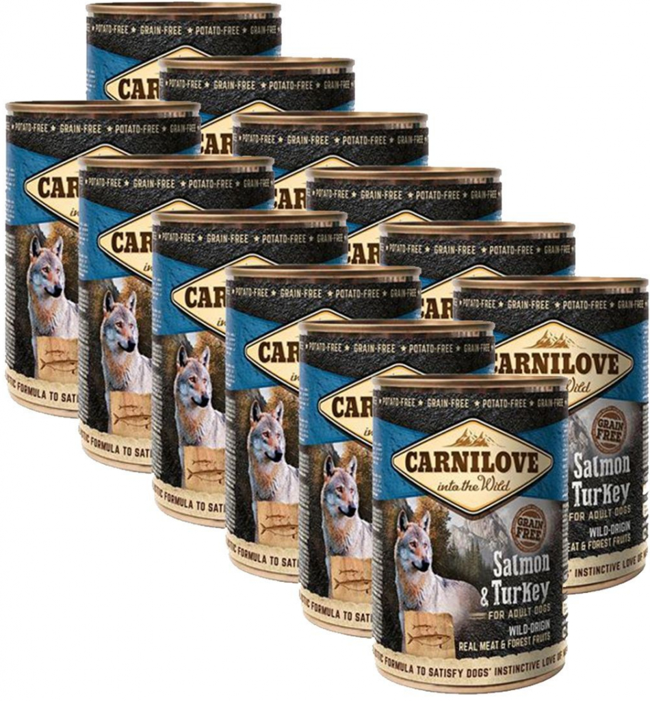 Carnilove Wild Meat Salmon & Turkey 12 x 400 g