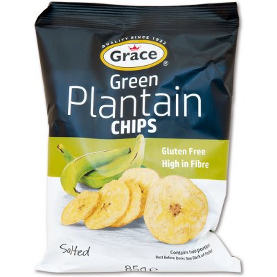 Grace Solené banánové chipsy bez lepku 85 g – Zboží Dáma