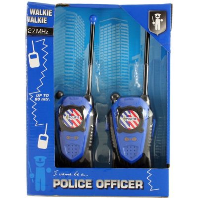 Johntoy Policejní vysílačky Walkie talkie – Zboží Mobilmania