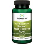 Swanson Full Spectrum Korean Red Ginseng Root 400 mg 90 kapslí – Hledejceny.cz