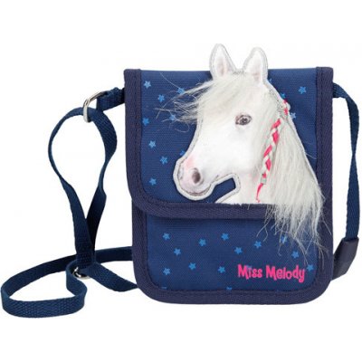 Miss Melody taška přes rameno Koně modrá