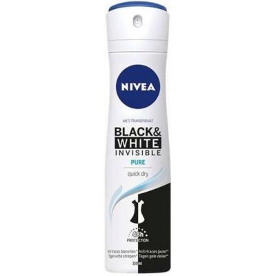 Nivea Invisible for Black & White Pure deospray 150 ml – Zbozi.Blesk.cz