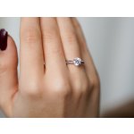 Olivie Stříbrný zásnubní prsten AMBER 4131 – Hledejceny.cz