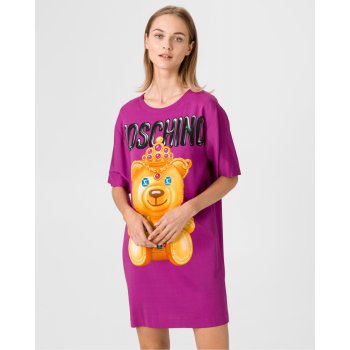 Love Moschino šaty fialová