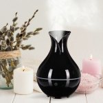 Sixtol Aroma difuzér Bloom černý lesk 200 ml – Zboží Dáma