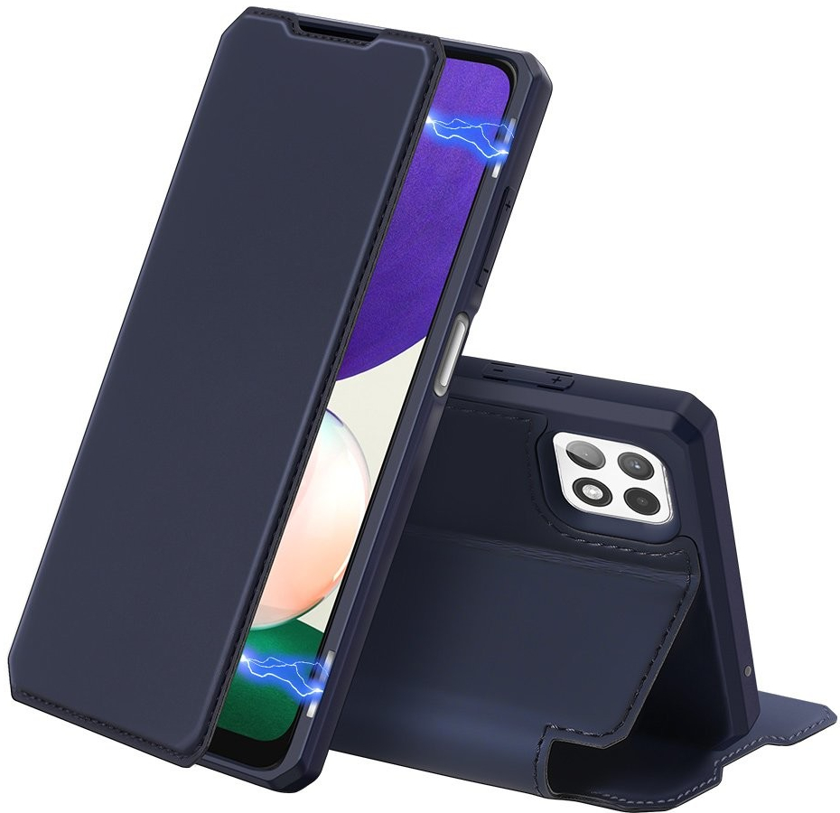 Pouzdro Dux Ducis skin Samsung Galaxy A22 5G , modré