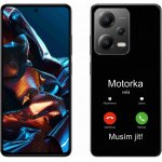 mmCase na Xiaomi Redmi Note 12 Pro 5G - motorka volá černé pozadí – Zboží Živě