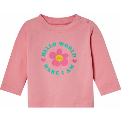 lupilu Dívčí triko s dlouhými rukávy s BIO bavlnou světle růžová – Zboží Dáma
