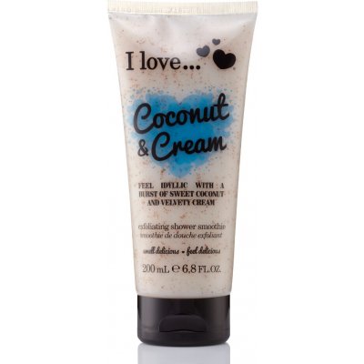 I Love Coconut Cream sprchový peeling 200 ml – Hledejceny.cz