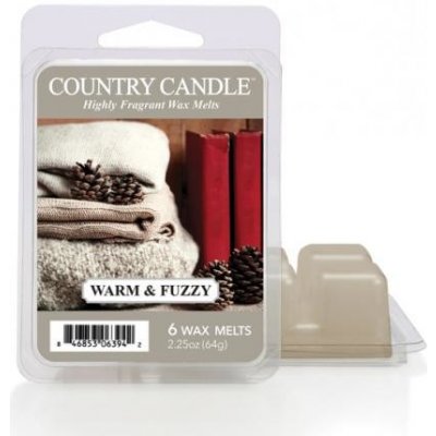 Country candle Warm and Fuzzy Vonný Vosk 64 g