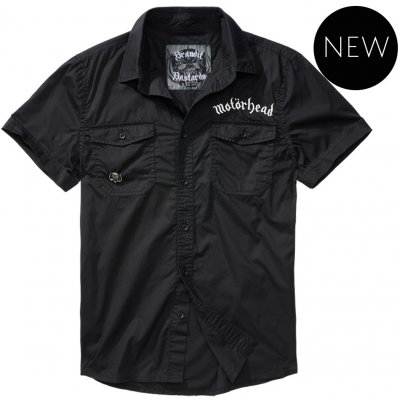 Brandit Motörhead shirt 1/2 černá – Zboží Mobilmania