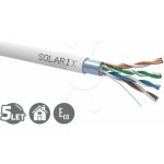 Solarix SXKD-5E-FTP-PVC CAT5e, FTP PVC, drát, 305m, šedý – Zbozi.Blesk.cz