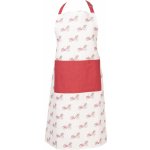 Clayre & Eef Kuchyňská bavlněná zástěra Red Bicycle 70x85 cm – Hledejceny.cz