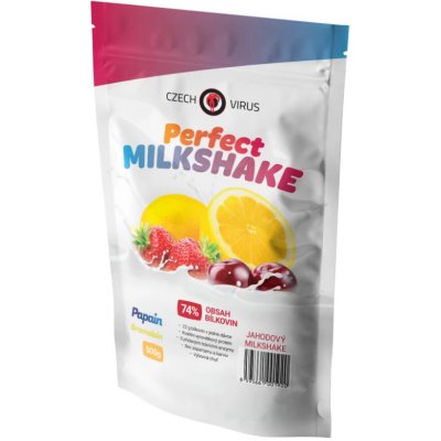 Czech Virus Perfect Milkshake Jahodový milkshake 500 g – Sleviste.cz