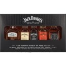 Jack Daniel's Family of Fine Spirits sada 39 % 5 x 0,05 l (holá láhev)