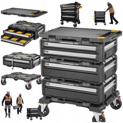 DeWalt Úložný systém Toughsystem 2.0 DXL 5v1 DWST60510-1 – Zboží Dáma