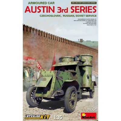 MiniArt Austin Armored Car 3rd ser.w/Inter. 7x camo 39007 1:35