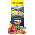 Ontario Adult Large Beef & Brown Rice 20 kg – Sleviste.cz