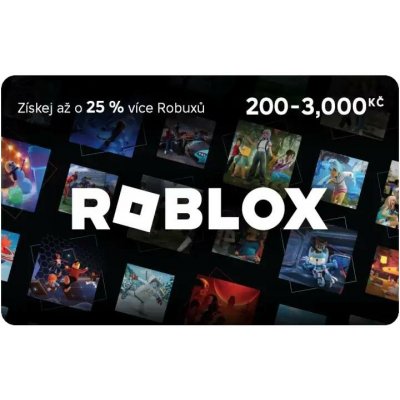 Roblox předplacená karta 250 Kč – Sleviste.cz