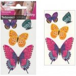 Anděl Přerov Tetovací obtisky s glitry motýli 10,5 x 6 cm – Zboží Mobilmania