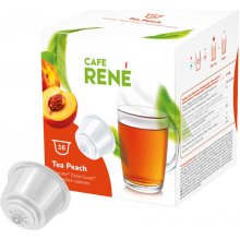 René Café Tea Peach 16 kapslí