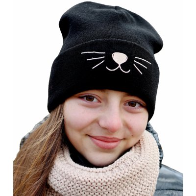 Pletex Dvojitá pletená čepice s výšivkou FOUSKY – Hledejceny.cz