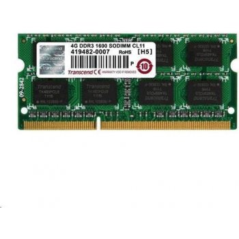 Transcend SODIMM DDR3 4GB 1600MHz CL11 JM1600KSN-4G