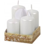 Ceramicus adventní STUPŇOVITÉ 4x6/7/8/9cm 4ks – Zboží Dáma