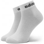 adidas Think Linear Ankle 3P U HT3451 white/black – Zboží Mobilmania