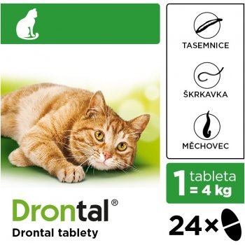 Drontal Cat tablety 24 tbl