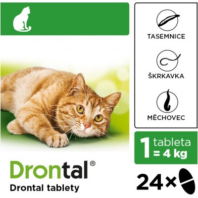 Drontal Cat tablety 24 tbl