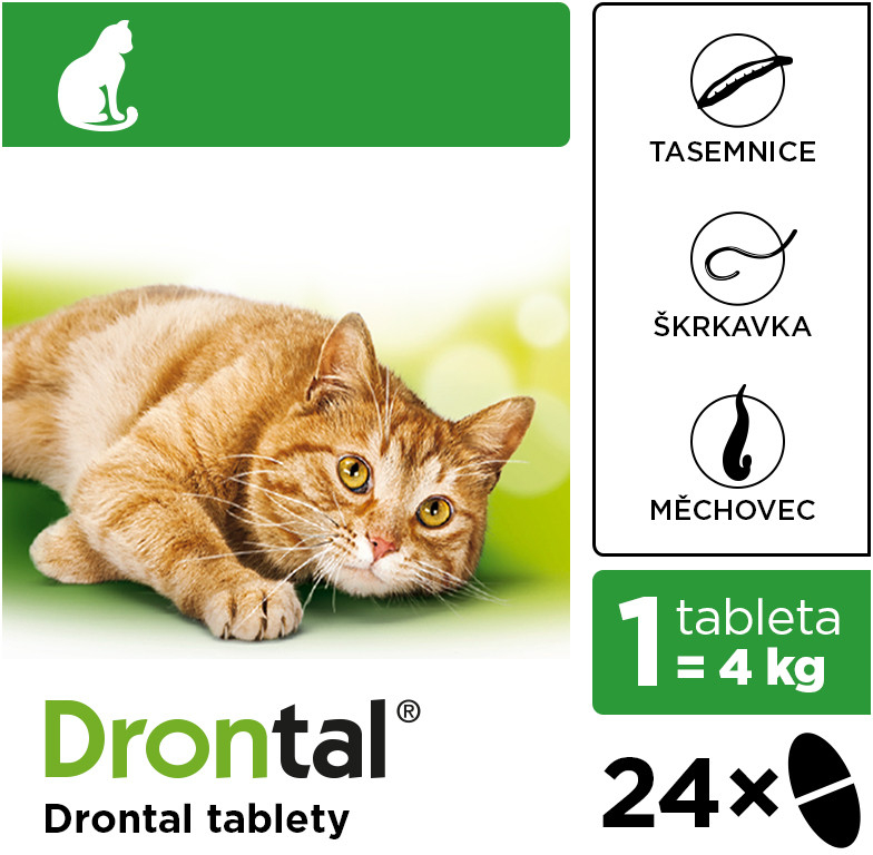 Drontal Cat tablety 24 tbl