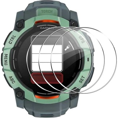 VSECHNONAMOBIL 112719 VSECHNONAMOBIL 3x Ochranná fólie pro Garmin Instinct 3 Solar 50mm – Zboží Živě