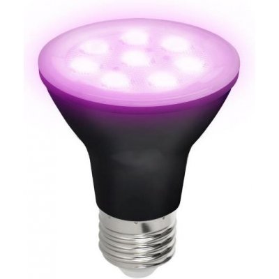 Kobi LED žárovka růst rostlin PLANTY E27/7W/230V 1200K černá KB0541 – Zboží Živě