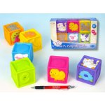 Teddies Dětské pískací kostky 6 ks – Zboží Dáma