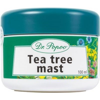 Dr. Popov Tea Tree dezinfekční mast na opary, akné, kožní potíže 100 ml – Zboží Mobilmania