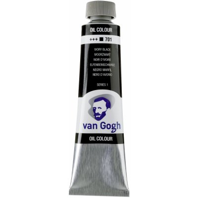 Olejová barva Van Gogh 40 ml ivory černá – Hledejceny.cz