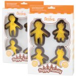 Decora VYKRAJOVÁTKA SADA - POSTAVIČKY (happy family) 4ks – Hledejceny.cz